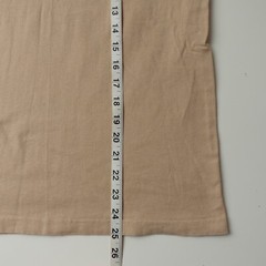 Vinage 80s Lee jeans Pocket T shirt Tee Size Small Logo Spellout Tan Short Sleev