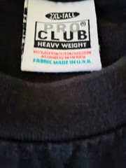 Pro Club Heavyweight Black Crew Neck Short Sleeve T-Shirt Men’s 3XL Tall