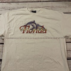 Jansport Florida Dolphins T Shirt Size XL White Men’s