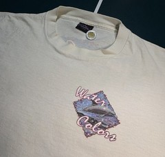 Vintage 90s Coral Reef Clownfish Art T-shirt Single Stitch Size XL Dirty Laundry