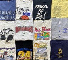 Vintage Graphic shirts Lot Of 20 Promo Funny Cartoons Sport Destinations Mix Szs