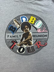 Bad Boy Family Reunion Tour Shirt Mens Medium Gray Puff Daddy Graphic Tee