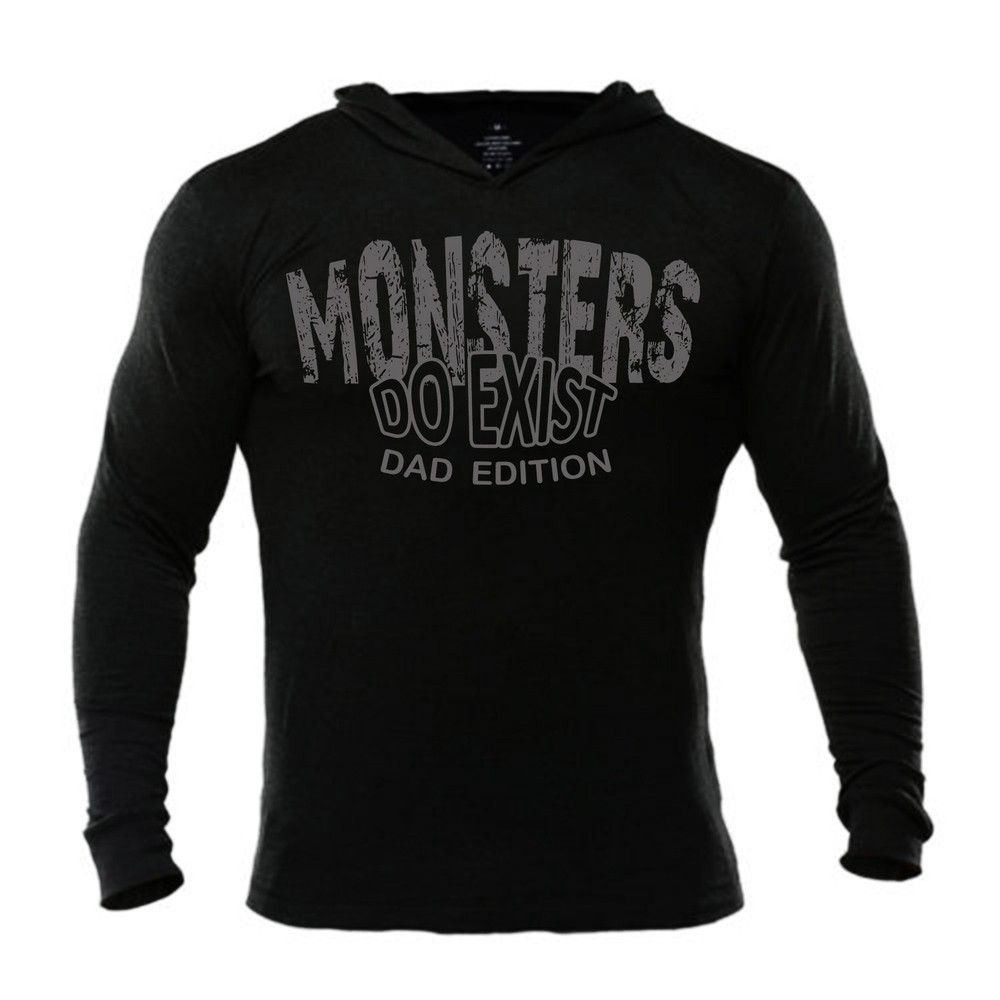 Iron Gods Monsters Do Exist Hoodie Dad Gym Tee Tyrus Shirt Pullover Pump Cover