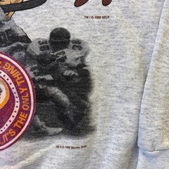 Vtg 90s Looney Tunes Taz Washington Redskins 1992 Cartoon Sweatshirt Crewneck L