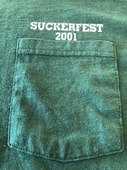 SUCKERFEST 2001 T Shirt Scottville Michigan Size XL