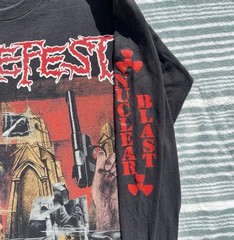 Vintage 1992 Gorefest False Death Metal Band Tour Longsleeve Rare Size XL