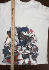 Nike Air Jordan Y2k Graphic Print Shoe Pile Retro T-Shirt Men’s 2XL Jumpman