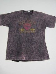 Vintage Key West Florida T-shirt Single Stitch Purple Acid Wash Cal Cru USA XXL