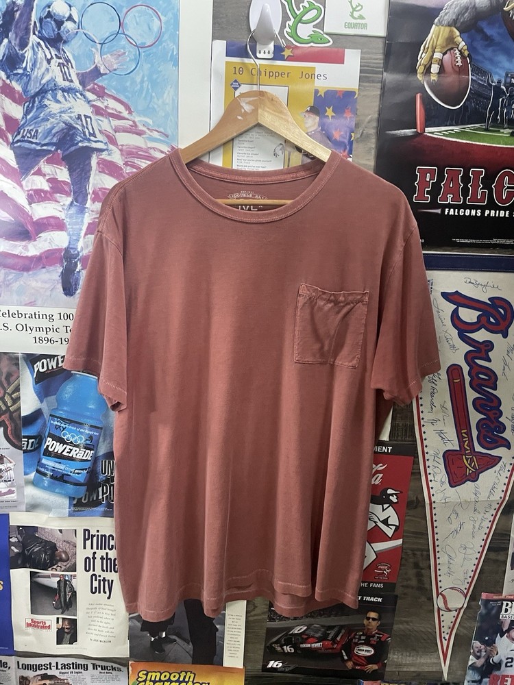 XL – RRL Faded Red Pocket Tee