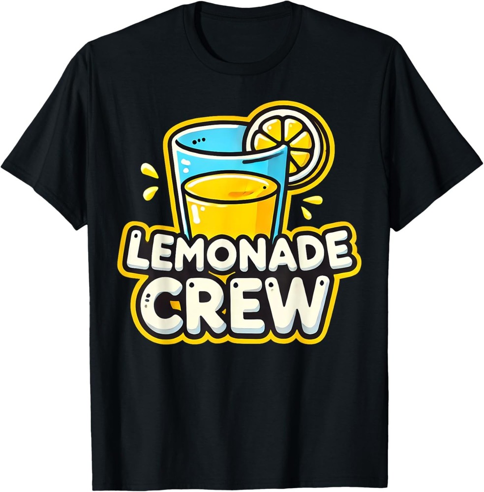 Lemonade Crew Cute Summer Lemon Stand Kids Girls Boys T-Shirt