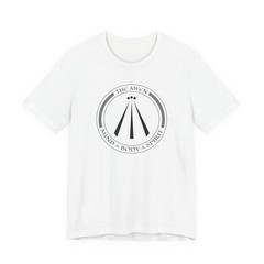 Awen Symbol Graphic with Mind Body Spirit Text T-Shirt | Celtic Unisex Tee