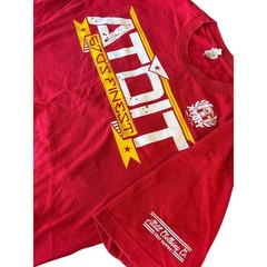 Atdit clothing co 670s finest natural birth thriller red yellow L casual shirt