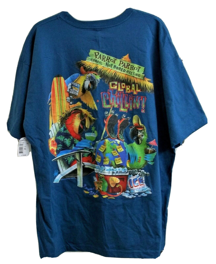 Parrot Party 2009 T-Shirt Adult XL X-Large Global Chillin! – See Description