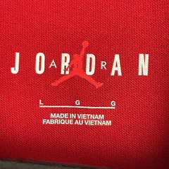 NEW Jordan AJ1 Sneaker Patch Mens L Cotton Short Sleeve T Shirt Red