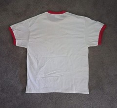 Vintage Apple Cider Century Ringer T-Shirt Est. 1974 Three Oaks MI Cycling XL