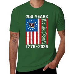 250 Years American Anniversary 250th USA US Flag 4th of July T-Shirt