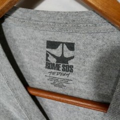 Rome SDS Men’s Gray Spellout T-Shirt – Size Medium