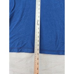 Abercrombie & Fitch Mens Muscle Fit V-Neck T-Shirt Navy Blue Crest Logo Large