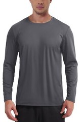 UPF50+ Men’s Long Sleeve T-Shirts UV Sun Protection Quick Dry Fishing Shirts Tee