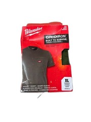 Milwaukee Men’s X-Large Green GRIDIRON Cotton/Polyester Pocket T-Shirt