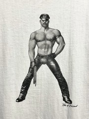 Vintage 90s Tom Of Finland Art Gay LGBTQ BDSM Single Stitch Made In USA T-Shirt