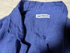 UMIT BENAN Italian Linen Shirt Size 50 Adam Kimmel Designer Mens Top