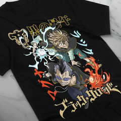 Anime Magic Knights Black Clover Black T-Shirt