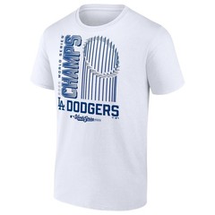 L.A. Dodgers 2025 World Series Champs Shortsleeve Tee White Unisex Size 3XL NWT
