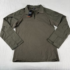 NEW Tacvasen Tactical Shirt Mens Medium Brown Rip Stop Hiking Hunting Combat