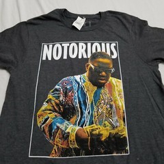 NEW Women’s Brooklyn Mint Notorious BIG Biggie Coogi Sweater T Shirt Rap Medium