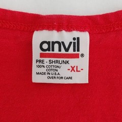 Vintage Anvil YMCA Aquatic Staff Tank Top 100% Cotton Made In USA Size XL