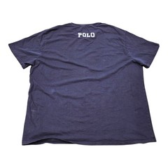 Men’s Polo Ralph Lauren Big Pony USA Flag Print Navy T-Shirt Short Sleeve Sz 2XB