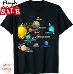 2026/Solar System Planets – Astronomy Space Science Casua T-Shirt