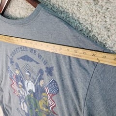 5.11 Tactical T-Shirt Men’s XL Gray United States Armed Forces Soldiers Flag Jet