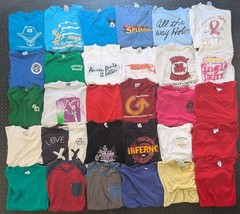 Vintage/Thrift 30 Graphic/Blank Tee T Shirt Reseller Bundle Lot 80s 90s Y2K