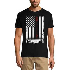 Men’s Graphic T-Shirt Us Flag Deer Hunter – Hunter Eco-Friendly Limited Edition