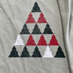 Festive Minimalist Mint Green Christmas Tee Bundle Pack Cotton Blend (Medium)