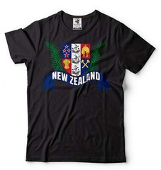 New Zealand Unisex Shirt New Zealand Country Flag Logo Shirt New Zealand Shirt
