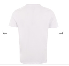 $50 KAPPA White/Black ESTESSI Regular Fit Short Sleeve Logo T-shirt Jersey NWT