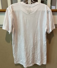 MUERTE HUSTLE DAILY Size Large White Money Bag Chenille Tee MSRP-$40