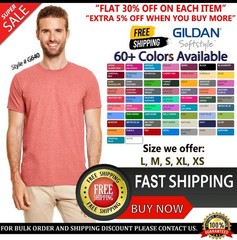 Gildan Short Sleeve Adult T-Shirt ALL SIZES AVAILABLE COLORS ALSO AVAILABLE NEW