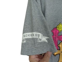 ETERNITY BC / AD short sleeve gray TShirt Tee colorful Celtic Crosses sz 2XL