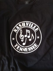 Nashville T-Shirt – Tennessee, USA Souvenir, Music Notes, Various Colours