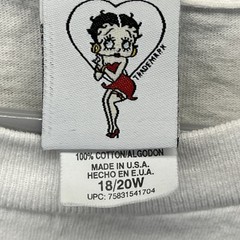 Betty Boop T Shirt Size 2XL 18-20 Made In USA Y2K When I Get Tired of Shopping