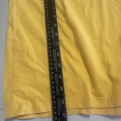 Vintage Pluma Shirt Size M Yellow Long Sleeve Crewneck Pullover Cotton