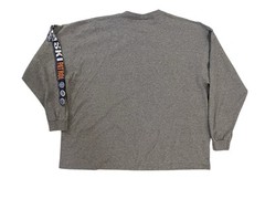 VTG WDW Disney Blizzard Beach Ski Patrol Mens 2XL Grey Long Sleeves Shirt