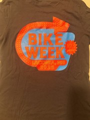 Men’s Size XL Black T-Shirt Laconia, NH 2026 Motorcycle Week Bike Week