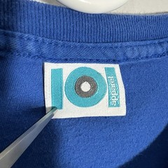 101 Apparel Soul Power 74 Blue Red Short Sleeve T-Shirt Adult Medium
