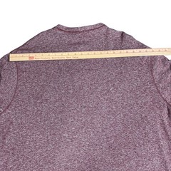 Cremieux XXL Henley Shirt Men’s Long Sleeve Maroon Heather Casual KnitPullover
