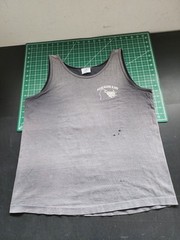 Hawaiian A Ho Men’s Tank Top Marlin Size Large Vintage Distressed Holes Sof Tee